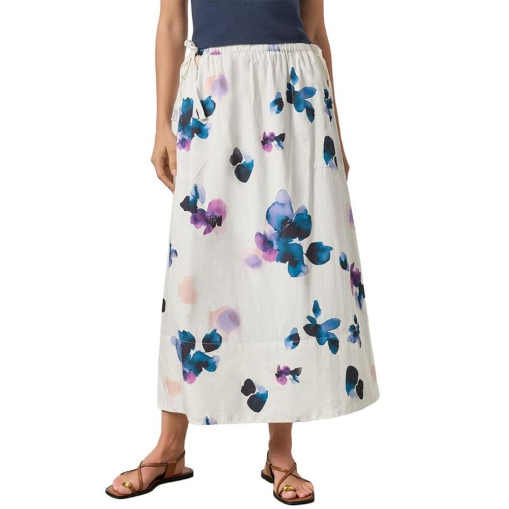 Lilla P Womens  A-Line Maxi Skirt, Purple
